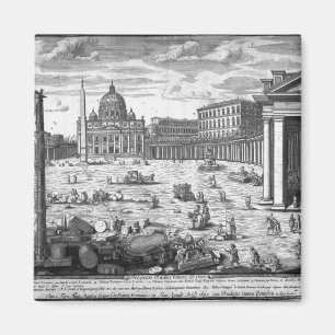 Imán Vista de San Pedro, Roma