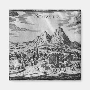 Imán Vista de Schwyz
