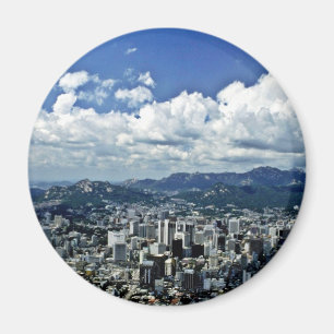 Imán Vista de Seul de Namsan