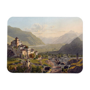Imán Vista de Sion, ilustracion del 'viaje Pittoresqu