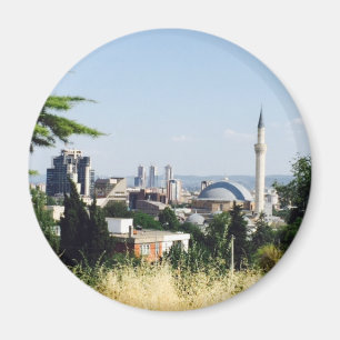 Imán Vista de Skopje