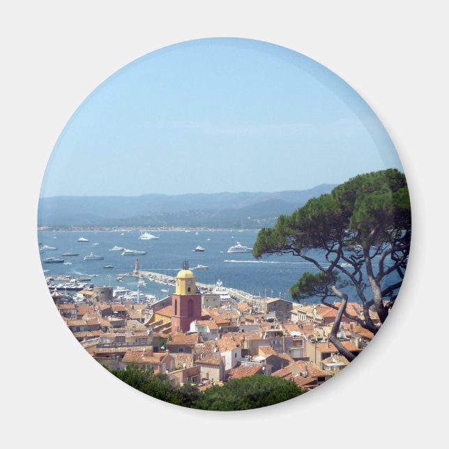 Imán vista de st tropez (Frente)
