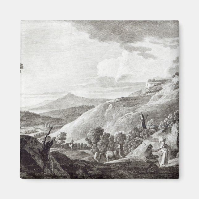 Imán Vista de Tarquinia y Corneto (Frente)