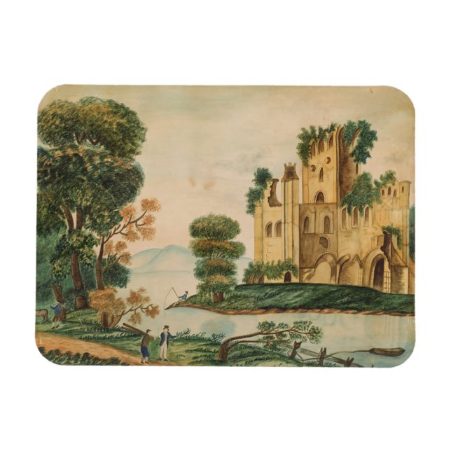 Imán Vista de un castillo (Horizontal)