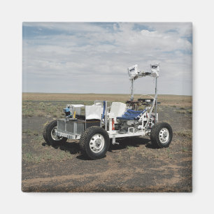 Imán Vista de un vehículo lunar de 1-G Rover