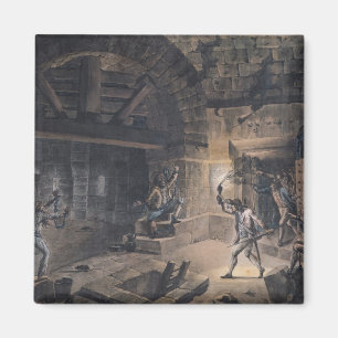 Imán Vista de una célula en el Bastille