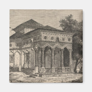 Imán Vista de una iglesia en Bucarest