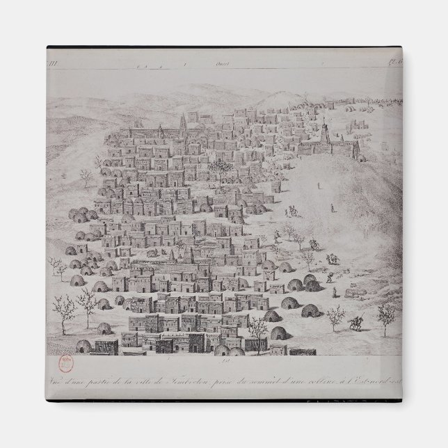 Imán Vista de una parte de la ciudad de Tombuctú desde  (Frente)