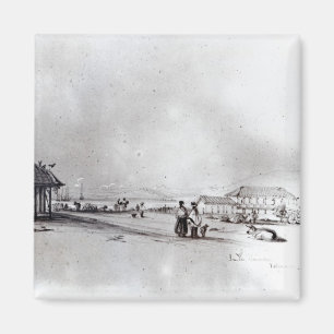 Imán Vista de Valparaiso, 1834