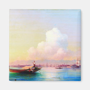 Imán Vista de Venecia desde el Lido por Ivan Aivazovsky