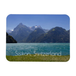 Imán Vista de verano de Urnersee, Suiza