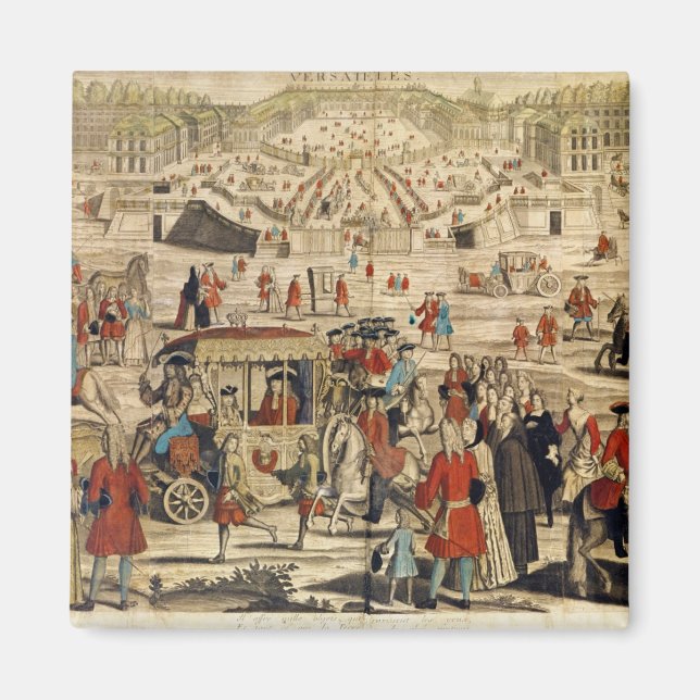 Imán Vista de Versalles (Frente)