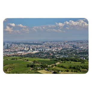 Imán Vista de Viena desde Kahlenberg