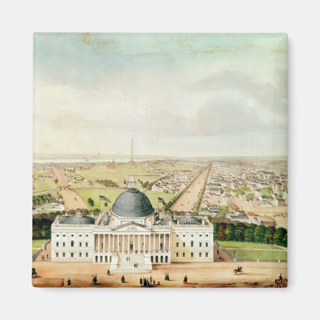 Imán Vista de Washington (Frente)