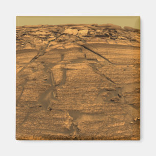 Imán Vista del acantilado de las quemaduras en Marte