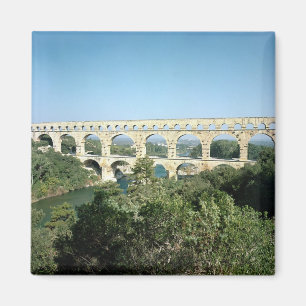 Imán Vista del acueducto romano, c.19 construido A.C.