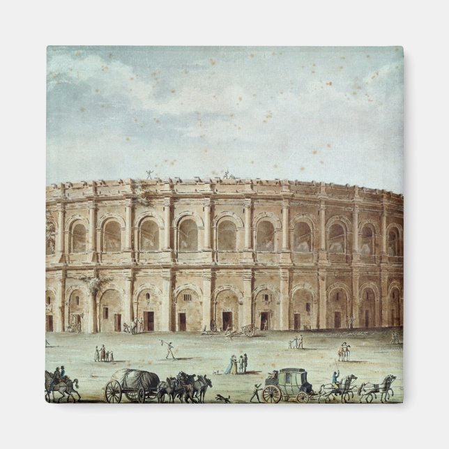 Imán Vista del anfiteatro romano (Frente)