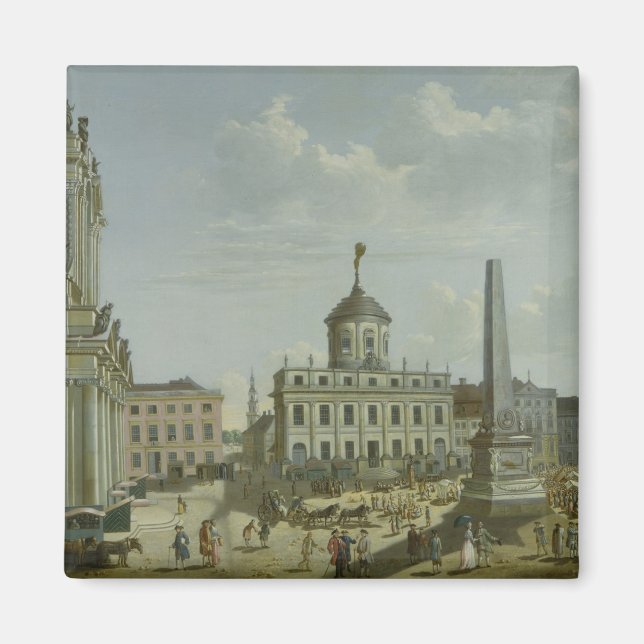Imán Vista del ayuntamiento, 1772 (Frente)