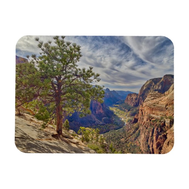 Imán Vista del cañón de Zion desde el aterrizaje de los (Horizontal)
