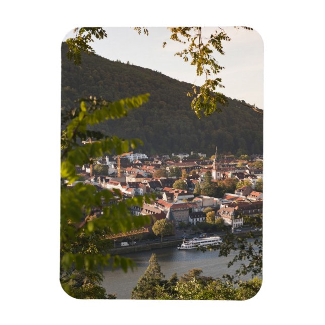 Imán Vista del casco antiguo de Heidelberg (Vertical)
