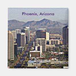 Imán Vista del centro de Phoenix, Arizona