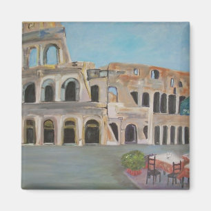 Imán Vista del coliseo en Roma