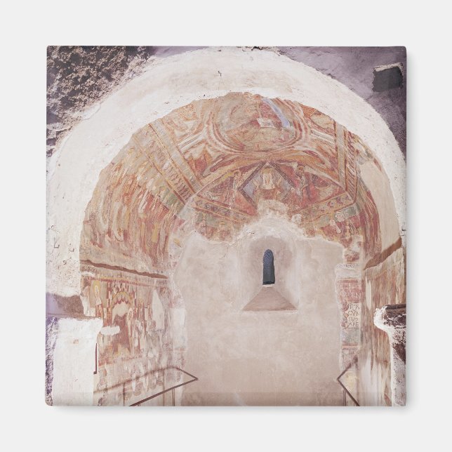 Imán Vista del coro con frescos (Frente)