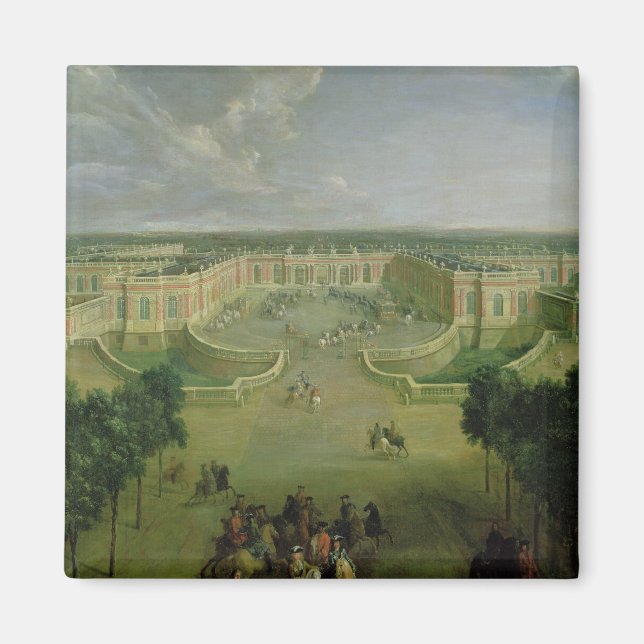 Imán Vista del Gran Trianón, 1722 (Frente)
