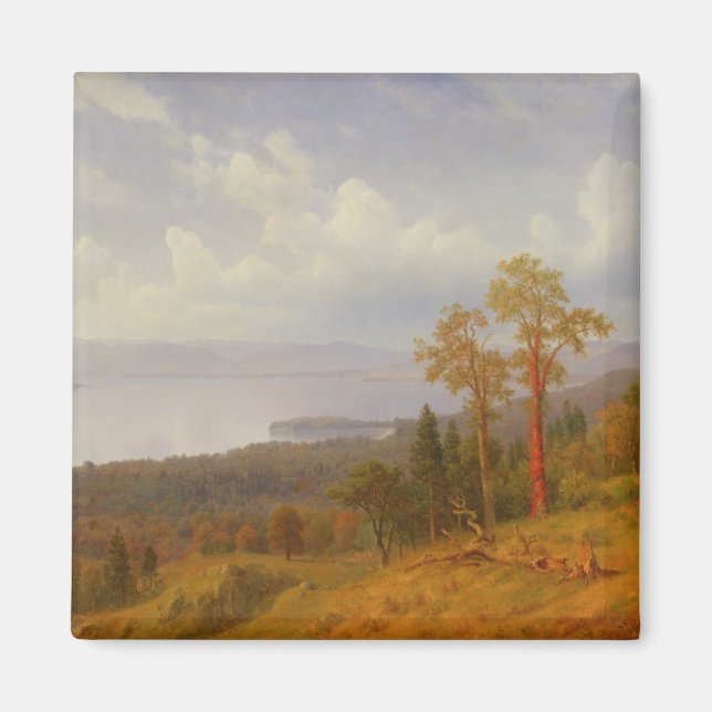 Imán Vista del Hudson mirando a través del Zee de Tappe (Frente)