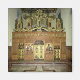 Imán Vista del iconostasio, 1641 (foto) (véase 137901