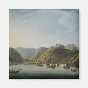 Imán Vista del lado oeste de la bahía de Oporto