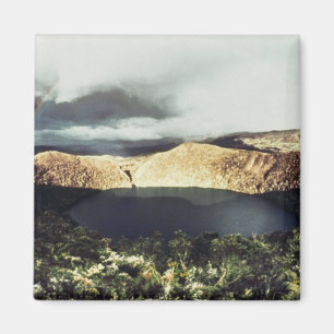 Imán Vista del lago Guatavita