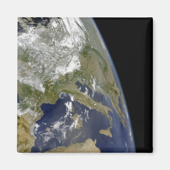 Imán Vista del Mediterráneo occidental (Frente)