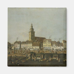 Imán Vista del Neue Markt con St Mary