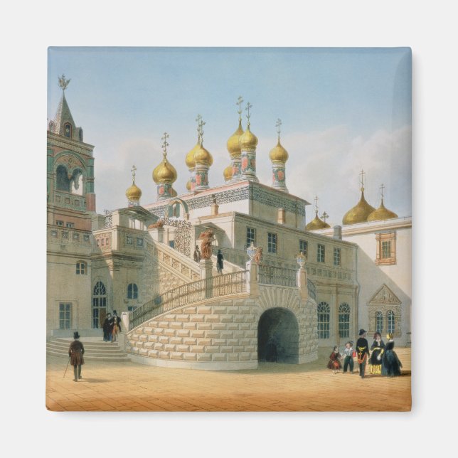 Imán Vista del Palacio Boyar en el Kremlin de Moscú (Frente)
