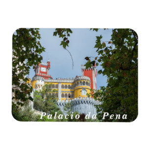 Imán Vista del Palacio de Pena.