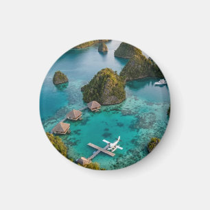 Imán Vista del paraíso de las islas Raja Ampat Piaynemo