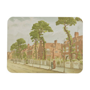 Imán Vista del parque de Bedford, 1882 (litho del