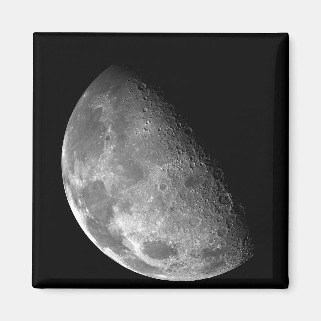 Imán Vista del polo norte de la Luna (Frente)