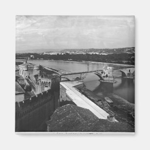 Imán Vista del puente del St. Benezet