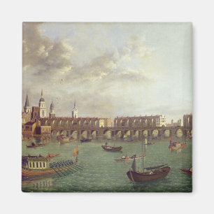 Imán Vista del puente viejo de Londres