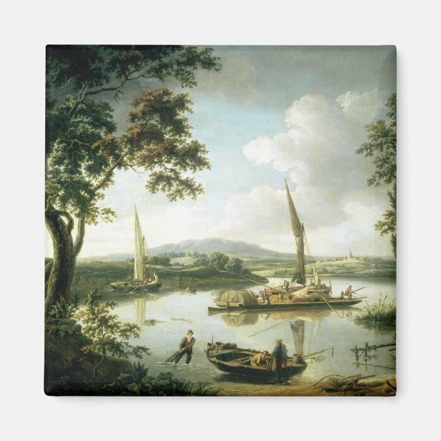 Imán Vista del Támesis desde el ferry Keen Edge (Frente)