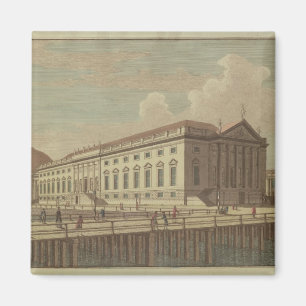 Imán Vista del teatro de la ópera en Berlín, 1773