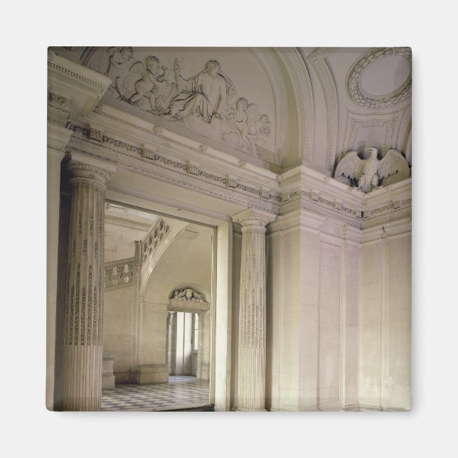 Imán Vista del vestíbulo central, construido 1642-51 (Frente)