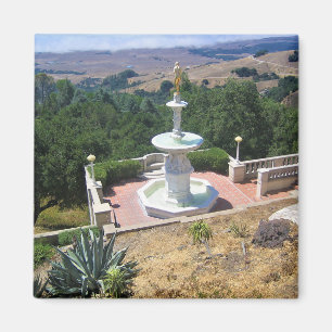 Imán Vista desde el Castillo del Corazón, San Simeon, 