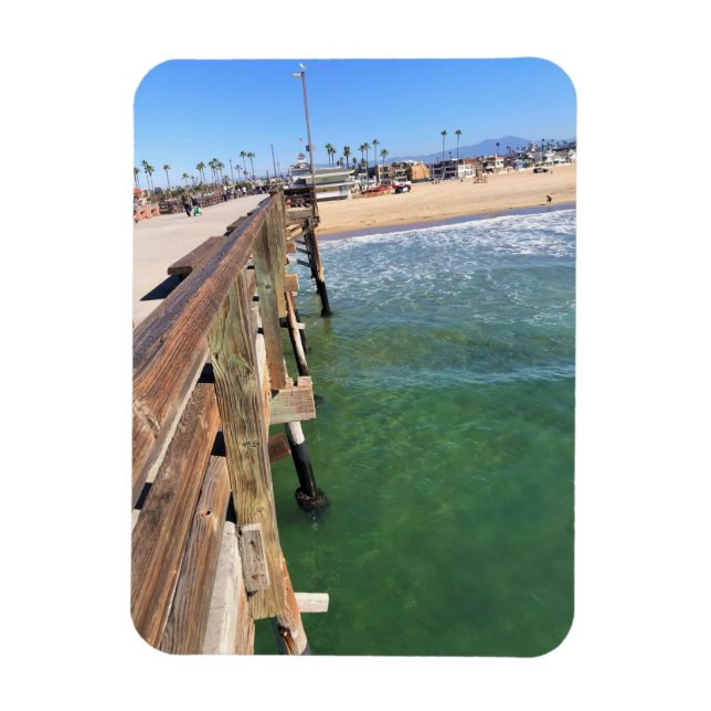 Imán Vista desde el muelle, Newport Beach, California (Vertical)