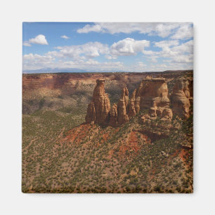 Imán Vista desde el sendero Canyon Rim en el Monumento