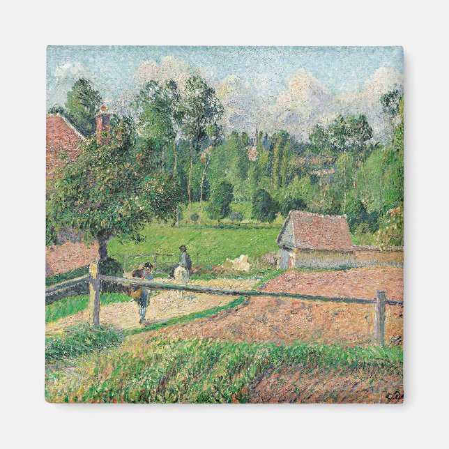 Imán Vista desde la ventana del artista Camille Pissarr (Frente)