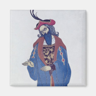 Imán Vista el diseño para la Azul-Barba, del Beaut el