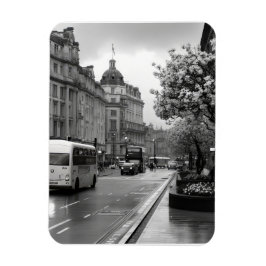 Imán Vista elegante de la calle